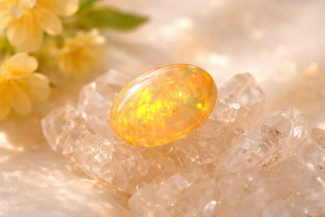 イエローオパールのスピリチュアルな意味と効果は?身につけ方と使い方も紹介!